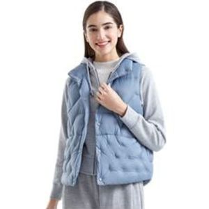 Chaleco Gillet para mujer, chaleco ligero personalizado de Invierno para mujer, chaleco de burbuja sin mangas con logotipo suave, chaqueta para mujer - Product Image 6