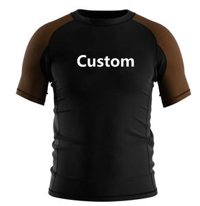 Camisa de compresión BJJ personalizada 2025 No Gi Set sublimación de manga larga Jiu Jitsu para hombres y mujeres Anti-UV UPF50 transpirable Rash Guard - Product Image 4