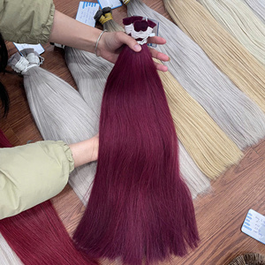 Artículos Populares 2026, Cabello Humano al Por Mayor, Cabello Humano de Muy Alta Calidad, Precioso, Muy Brillante y Suave, Fácil de Aplicar, Liso Natural al Por Mayor - Product Image 1