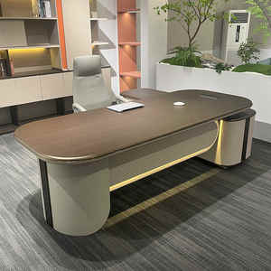 Moderne Bureau Bureau Tafel Meubels L Vormig Ontwerp Hout 1.8 Meter Lange Baas Executive Ceo Manager Advocaat Desk - Product Image 2