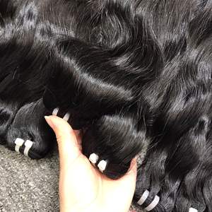 ผมบริสุทธิ์จาก100% ผมลอนสีธรรมชาติขนาดใหญ่ผมบริสุทธิ์จากเวียดนาม - Product Image 5