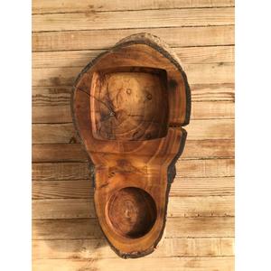 Cendrier en bois naturel fabriqué à partir de matériau écologique offrant une finition lisse et un aspect décoratif élégant - Product Image 2