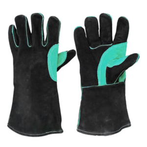 Guantes de soldadura de cuero dividido de piel de vaca de larga duración, protección de manos de seguridad industrial resistente reforzada para una máxima durabilidad - Product Image 2