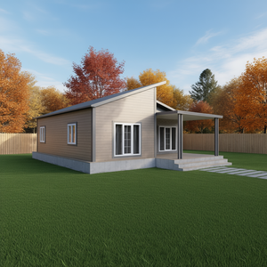 Villa moderna de madera con porche cubierto, diseño de una sola planta para vivir al aire libre - Product Image 3