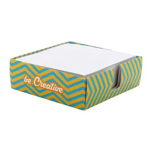 Cubo di Foglietti Memo in Carta Riciclata Sostenibile per Merchandising Eco-Consapevole - Product Image 1
