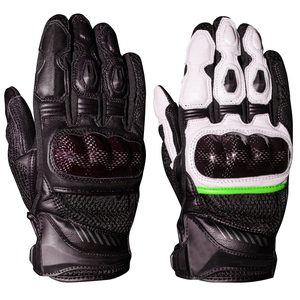 Gants de moto en cuir durable avec logo personnalisé Équipement de sport de plein air de marque privée à bas prix - Product Image 6