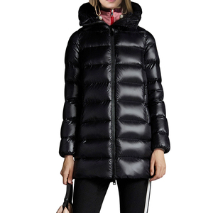 Veste d'hiver matelassée réversible à capuche pour femme, coupe-vent, grand col en fourrure, épaisse, courte, style bomber - Product Image 2