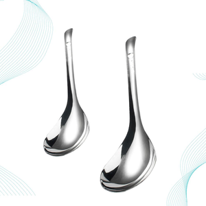 Cuchara de sopa de acero con espejo Nueva llegada Accesorios de cocina de acero inoxidable Cuchara de sopa Proveedor al por mayor - Product Image 1
