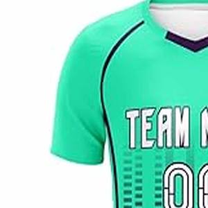 Ensemble de maillots de football pour arbitre masculin, professionnel, col en V, rayé, respirant, léger, uniforme de football, téléchargé par Dress Sports - Product Image 3