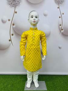 Presentación para Diwali & Party Tela de SEDA ESPECIAL Kurta formal para hombres adultos con payjama - Product Image 4