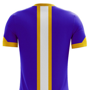 เสื้อฟุตบอลแบบกำหนดเองขายดี เป็นมิตรกับสิ่งแวดล้อม สำหรับผู้ใหญ่ ชุดยูนิฟอร์มทีมพิมพ์ลายแบบซับลิเมชั่น ชื่อทีมสีเขียว 100% - Product Image 5