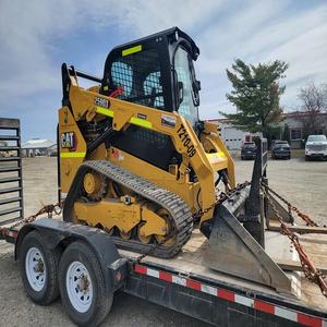 Venta al por mayor para CAT Skid Steer Loader Compacto Maquinaria de construcción de servicio pesado Motor fuerte Núcleo de neumáticos duraderos incluye Motor Bea - Product Image 2