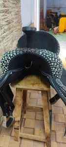 Haute vente cuir occidental argentine cuir de haute qualité belle selle - Product Image 6