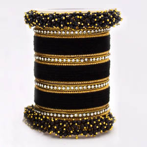 2025 nouveau Design de luxe multicolore de haute qualité respectueux de l'environnement utilisation de mariage à la mode bracelets de mariée ensemble de Churiya le plus vendu - Product Image 2