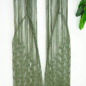 Handmade Macrame Door <b>Curtain</b> Boho Room Divider Cotton <b>String</b> Wall Hanging for Doorway Decor - Product Image 1