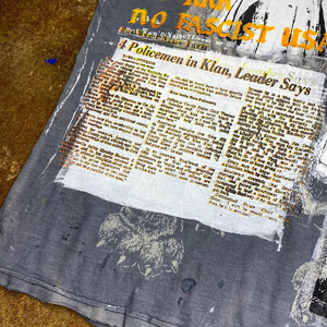 เสื้อยืดผ้าฝ้าย100ซักกรดสำหรับผู้ชายแบบกำหนดเองพิมพ์โลโก้ DTG เอฟเฟกต์สเปรย์และดีไซน์รูระบายระบายความทุกข์สไตล์สตรีทแวร์ - Product Image 4