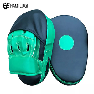 Coussinets de boxe en cuir-noir et blanc, cibles à main professionnelles - Product Image 4