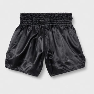 กางเกงขาสั้นมวยไทยสำหรับผู้ชายกางเกงขาสั้นผ้าย้อมสีพื้นสำหรับออกกำลังกาย MMA เกรดสูงลายดอกไม้ออกแบบได้ตามต้องการขนาดพลัสไซต์พิเศษ2024 - Product Image 2