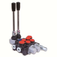 Vannes de commande directionnelles monobloc hydrauliques à commande manuelle P40 série 1-7 sections