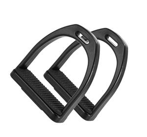 Recién llegado, estribos de caballo de aluminio de seguridad ecuestre, banda de rodadura ancha ajustable, antideslizante, cómodo para jinetes - Product Image 3