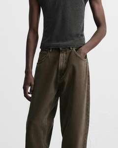 กางเกงยีนส์ทรงหลวมสำหรับผู้ชายแบบสั่งทำสไตล์วินเทจ - Product Image 2