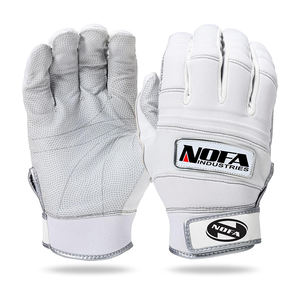 Gants de frappeur de baseball professionnels personnalisés en cuir respirant et durable, antidérapant, design OEM, personnalisable - Product Image 5