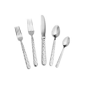 Juego de cubiertos de nuevo estilo, vajilla plateada de acero inoxidable, regalo creativo, plata, diseño personalizado, cubiertos de Metal plateado - Product Image 1