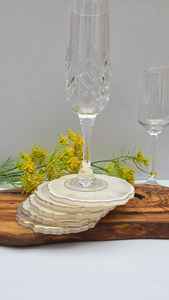 High Gloss <b>Epoxy</b> Resin Bohemian Style Handmade Eco-Friendly Drink Coaster Smooth Surface Customized Design for Premium Home - Product Image 3