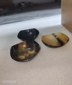 Bol en corne écologique fabriqué à la main pour une utilisation quotidienne par l'artisanat en croissant - Product Image 4