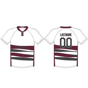 Uniforme de Béisbol y Sóftbol Sublimado al por Mayor, Jersey Deportivo de Manga Corta con Cuello en V, Ropa Deportiva Sublimada para Equipos, Camiseta de Sóftbol - Product Image 5