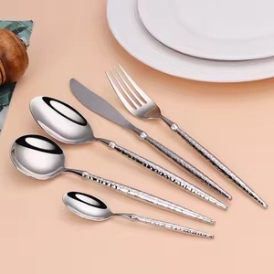 Matte Finish Stainless Steel Cutlery Set Fork Knife Spoon for Home Hotel Dining Tableware - Product Image 2