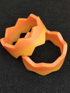 Bracelet de mode vintage pour femmes de haute qualité lisse grand design rond en résine dernier style tendance - Product Image 6