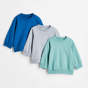 Wholesale High Quality <b>Sweatshirts</b> Custom Logo Blank Cotton Polyester Heavy Weight Crewneck <b>Sweatshirt</b> for Kids - Product Image 3