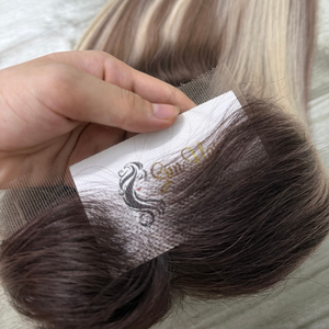 Pelucas de Cabello Humano Vietnamita con Cierre de Piano, Encaje Frontal HD, Sin Pegamento, con Reflejos Personalizados de Sun Hair Company - Product Image 4