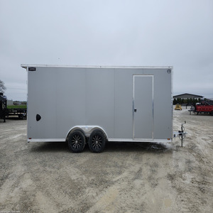 Lightning 8.5x20 Enclosed Cargo <b>Trailer</b> 9800 GVWR Tandem Axle Car Hauler <b>Trailer</b> 84" Interior Height V-Nose Ramp Door for sale - Product Image 1