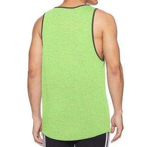Acid Washed Stringer Vest for Gym Sports High Quality Custom Made Tank Top for Men Plus Size Breathable Quick Dry Custom - Product Image 3