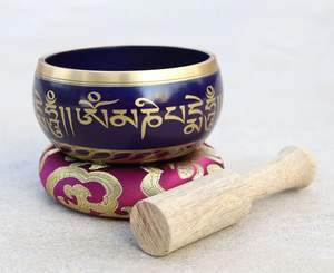 Cuenco de Canto de Nepal al por mayor, cuenco de sonido de Buda para meditación de Yoga, cuenco curativo de sonido de cobre puro, decoración - Product Image 4