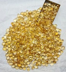 Piedra Preciosa de Citrino Natural, Piedra Amarilla Facetada, Formas Mixtas, Piedra Suelta para Joyería, Certificada por Terceros, 4-8 Quilates - Product Image 3