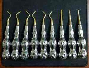 Elevadores Dentales para Extracciones, Juego de Instrumentos con Mango Corto, de 1 mm a 6 mm - Product Image 2