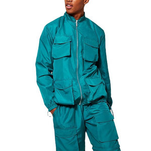 Nouveauté Survêtement Activewear Combinaison de jogging coupe-vent Ensemble haut et bas personnalisés pour hommes Survêtement multicolore - Product Image 1