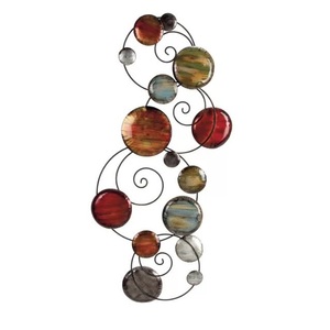 Metal Wall Art Decor Showpiece for Home Living Room Bedroom Decoration <b>Antique</b> Wall Art for Living Room - Product Image 1