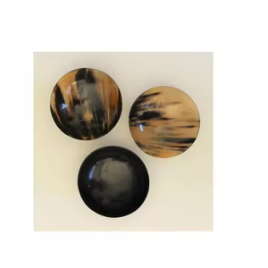 Bol en corne fabriqué à la main élégance rustique pour votre table par l'artisanat du croissant - Product Image 2