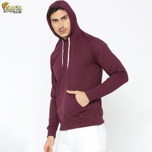 100% High Quality Cotton Pullover <b>Hoodie</b> for Men Custom Plain Dyed Sport Sweatshirt Oversized Plus Size 2XL Crop Length Winter - Product Image 3
