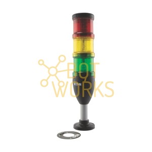 Eaton 171425 Indicatore di Stato a LED con Grado di Protezione IP65, Terminale a Vite, Colori Rosso/Giallo/Verde, Pannello di Controllo in Plastica - Product Image 1