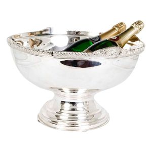 Cuenco de cubo de hielo de champán para bebidas de aluminio para decoración de fiesta de club nocturno - Product Image 1