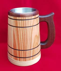 BOISSONS POPULAIRES ASSURANT Tasse en bois Qualité supérieure Design moderne Parfait pour le thé, le café, le vin et la bière de Falak - Product Image 4