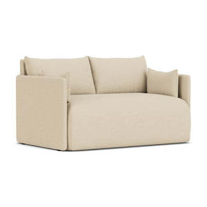 Modern Minimalist Convertible 2-Seater <b>Sofa</b> <b>Bed</b> Offset Design Extendable <b>Foldable</b> Features for Living Room Dining Home Furniture - Product Image 6