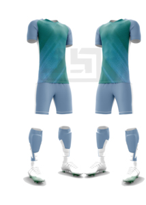 Uniforme de Fútbol Premium Transpirable 100% Poliéster, Pantalones Cortos de Fútbol con Nombre de Equipo Personalizado, Diseñado para Clubes Profesionales - Product Image 3