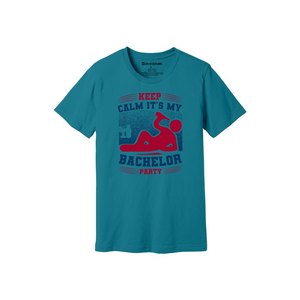 Camiseta 100% de algodón personalizable 3D Party Themes Print Estilo casual 12 opciones de color Heavy GSM 160-180 Tela con logotipo - Product Image 1