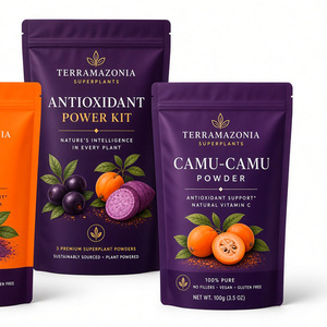 Bolsa de Embalaje Resellable para Suplementos de Hierbas, Frutas Secas y Polvos, Bolsa con Cierre Vertical Impresa Personalizada - Product Image 2